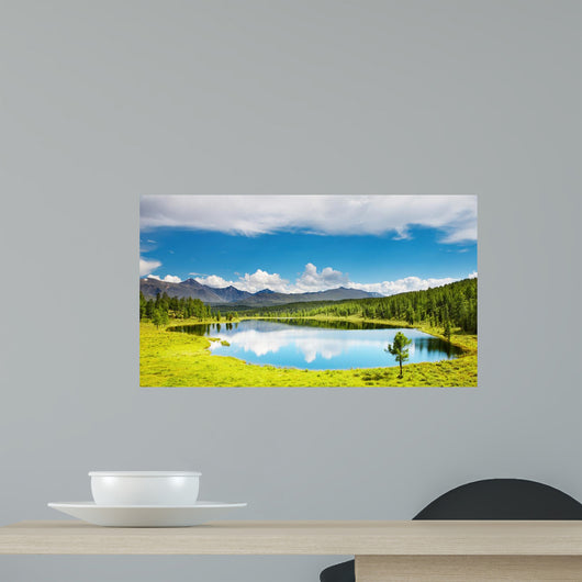 Mountain Landscape with Beautiful Wall Decal