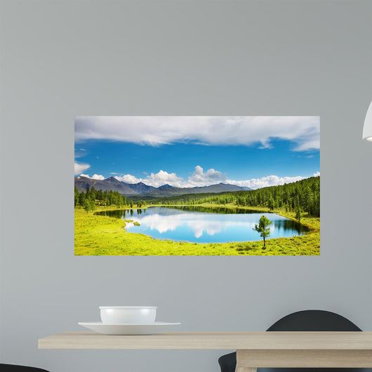 Mountain Landscape with Beautiful Wall Decal