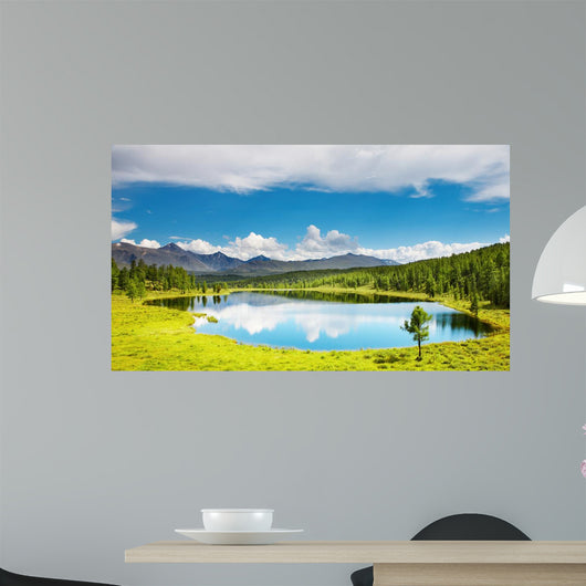 Mountain Landscape with Beautiful Wall Decal