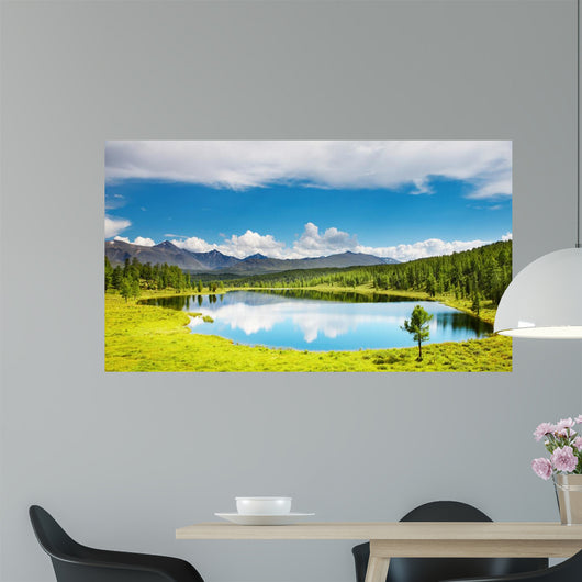 Mountain Landscape with Beautiful Wall Decal