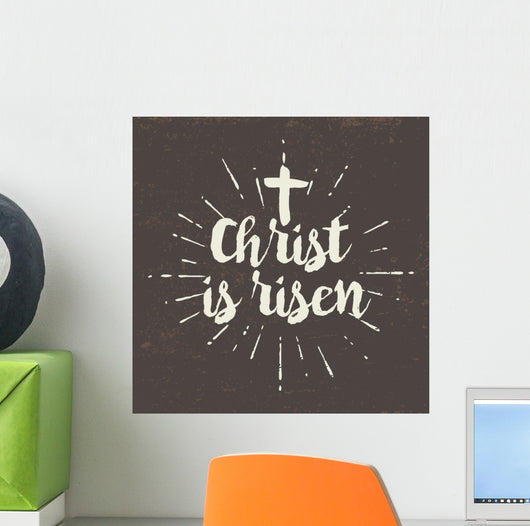 Christ Is Risen Lettering Wall Decal