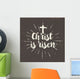 Christ Is Risen Lettering Wall Decal