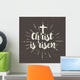 Christ Is Risen Lettering Wall Decal