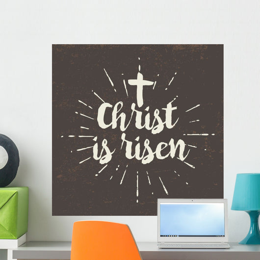Christ Is Risen Lettering Wall Decal