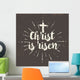 Christ Is Risen Lettering Wall Decal
