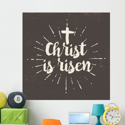 Christ Is Risen Lettering Wall Decal