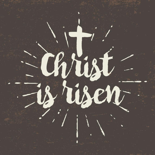 Christ Is Risen Lettering Wall Decal