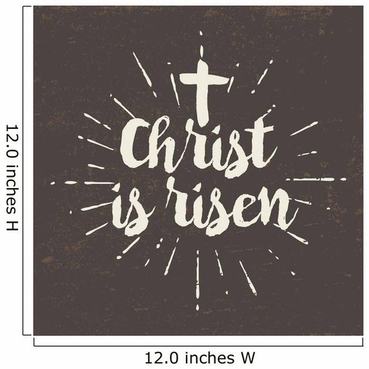Christ Is Risen Lettering Wall Decal