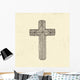 Hand Drawn Cross Wall Decal
