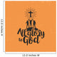All Glory to God Wall Decal