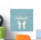 Hallelujah and Raised Hands Wall Decal