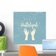 Hallelujah and Raised Hands Wall Decal
