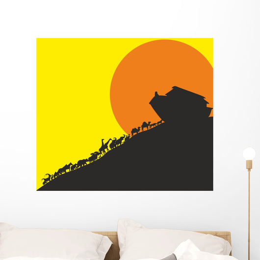 Noah and Ark Wall Decal