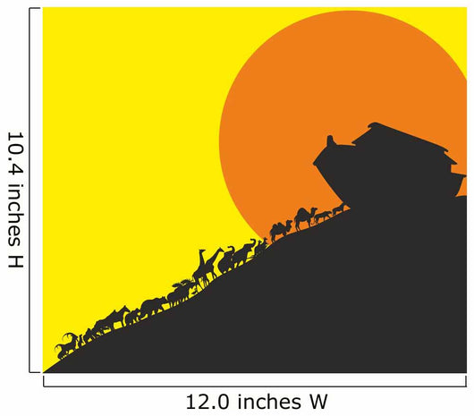 Noah and Ark Wall Decal