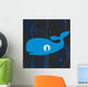Jonah Whale Silhouette Hand Wall Decal