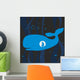 Jonah Whale Silhouette Hand Wall Decal