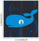 Jonah Whale Silhouette Hand Wall Decal