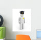 Policeman White Wall Decal