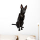 Black Short Haired Shepherd Wall Decal