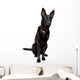 Black Short Haired Shepherd Wall Decal