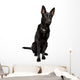Black Short Haired Shepherd Wall Decal