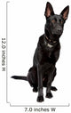 Black Short Haired Shepherd Wall Decal