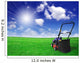 Lawn Mower Green Field Wall Decal