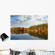 Beautiful Autumn Lake Reflecting Wall Decal