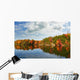 Beautiful Autumn Lake Reflecting Wall Decal