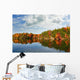 Beautiful Autumn Lake Reflecting Wall Decal