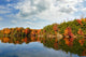 Beautiful Autumn Lake Reflecting Wall Decal