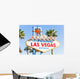 Welcome Sign to Las Wall Decal