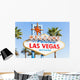 Welcome Sign to Las Wall Decal