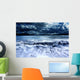 Dark Storm with Crashing Waves Wall Decal