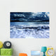 Dark Storm with Crashing Waves Wall Decal