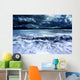 Dark Storm with Crashing Waves Wall Decal