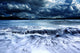 Dark Storm with Crashing Waves Wall Decal