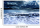 Dark Storm with Crashing Waves Wall Decal