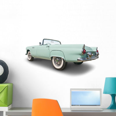 Classic Convertible Wall Decal shown on a wall