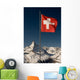 Swiss Flag and Matterhorn Wall Decal