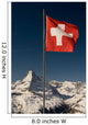 Swiss Flag and Matterhorn Wall Decal