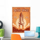 Vintage Space Poster with Wall Decal