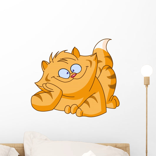 Fat Cat Wall Decal