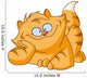 Fat Cat Wall Decal