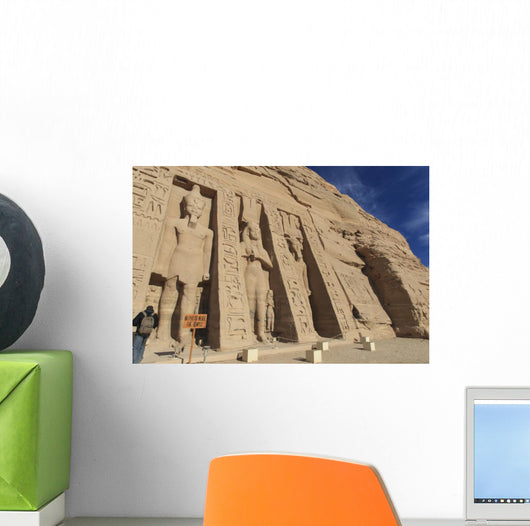 Aswan Temple Egyptian Wall Decal