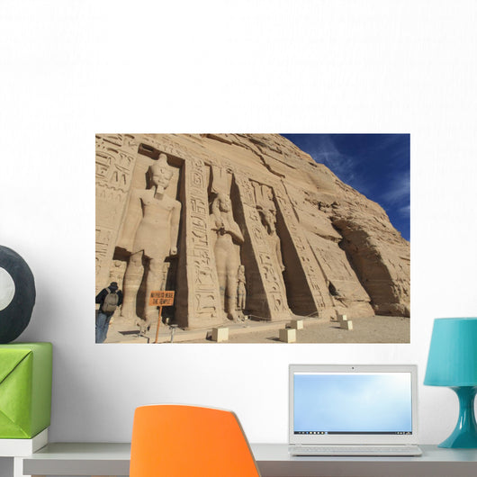 Aswan Temple Egyptian Wall Decal