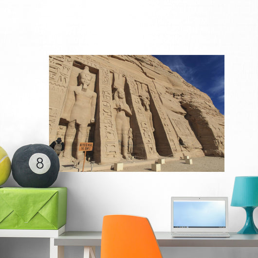 Aswan Temple Egyptian Wall Decal