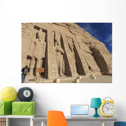 Aswan Temple Egyptian Wall Decal