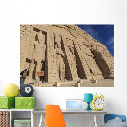 Aswan Temple Egyptian Wall Decal