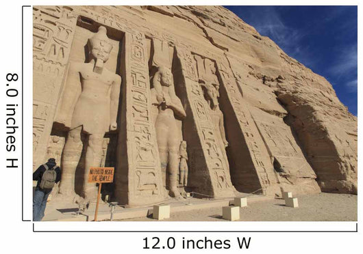 Aswan Temple Egyptian Wall Decal